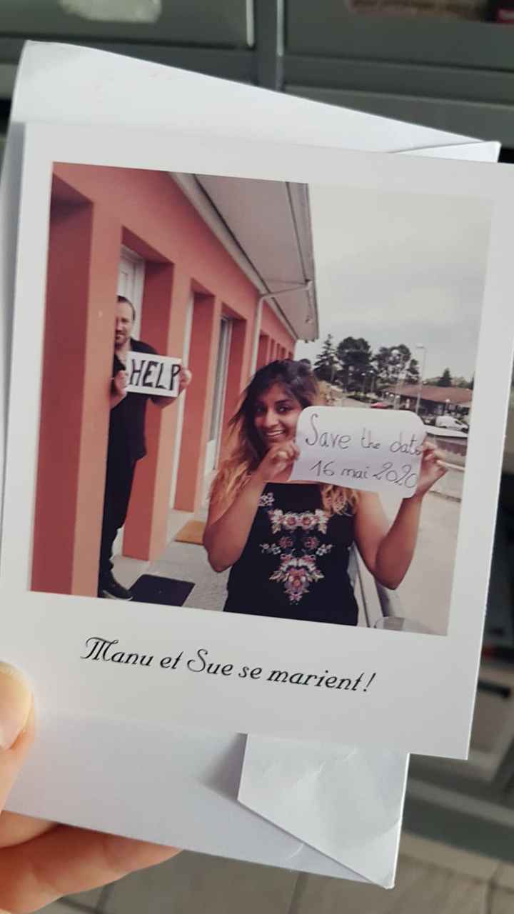 Save the date rigolo