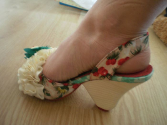 l'intérieur du pied!