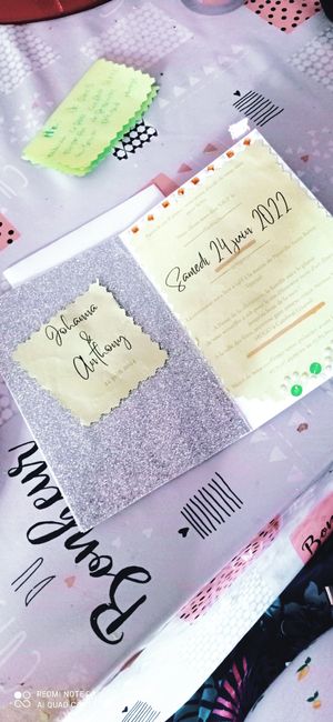 Faire part réalisé 2