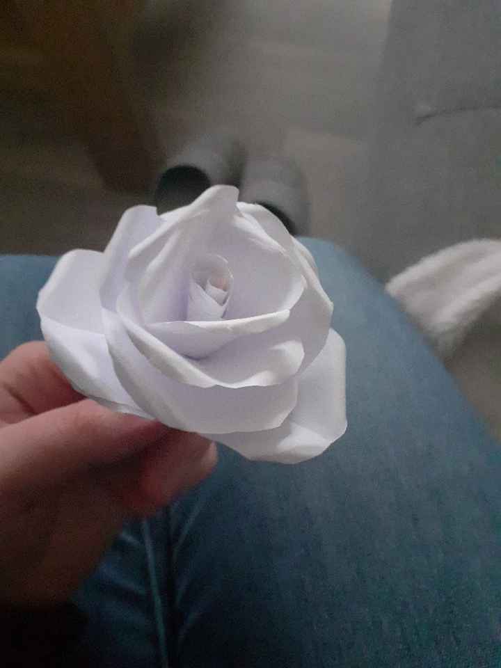 Essaie roses en papier - 1