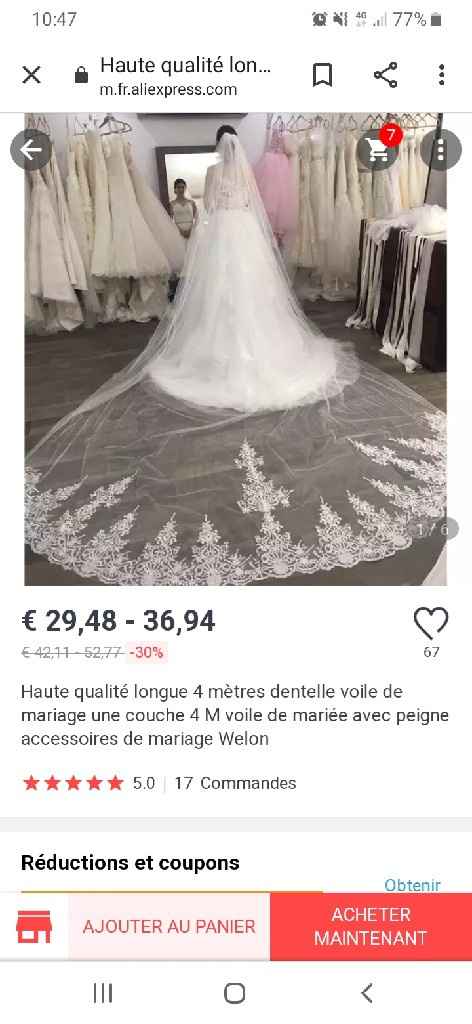 Reçu voile Aliexpress ! ❤ - 1