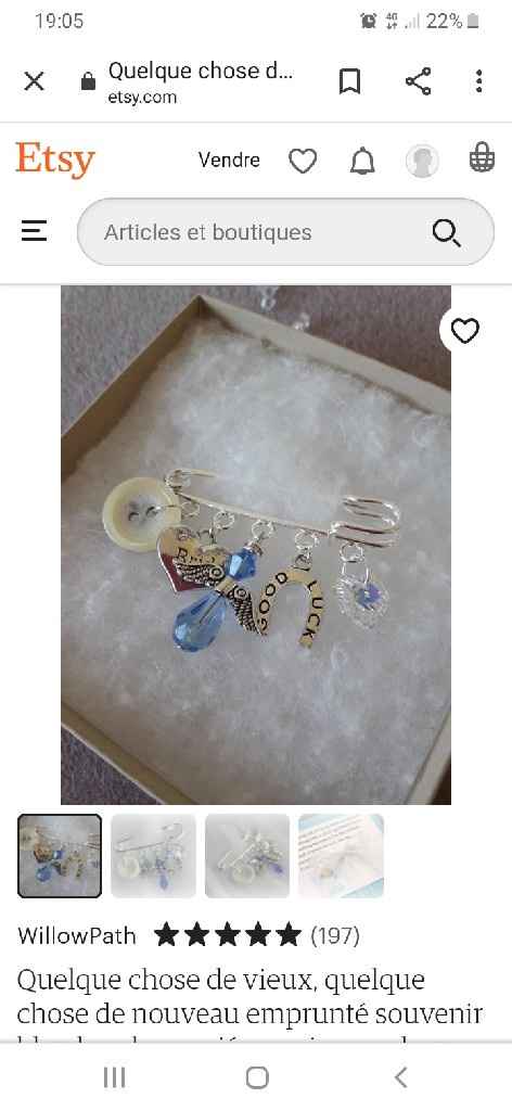 Pendentif bouquet et attache traine - 2