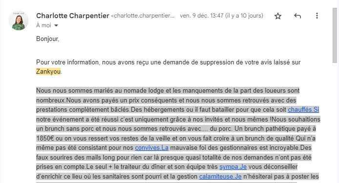 nomade lodge -mefiez vous des gestionnaire de ce lieu - 2