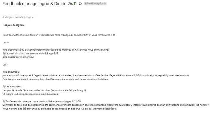 nomade lodge -mefiez vous des gestionnaire de ce lieu - 1