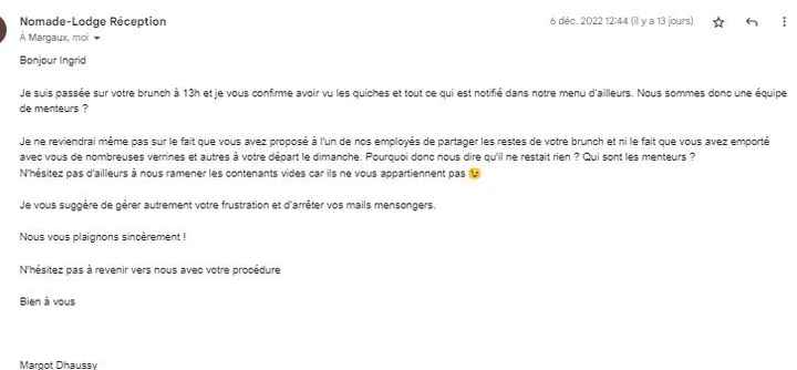 nomade lodge -mefiez vous des gestionnaire de ce lieu - 8