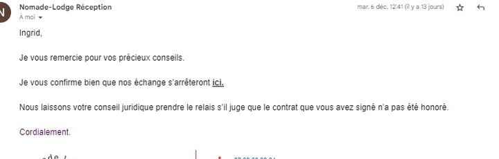 nomade lodge -mefiez vous des gestionnaire de ce lieu - 9