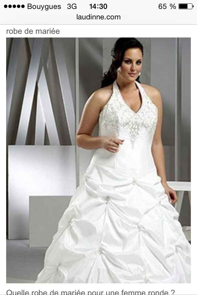 Robe pour femme ronde  - 1
