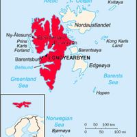 Localisation Spitzberg