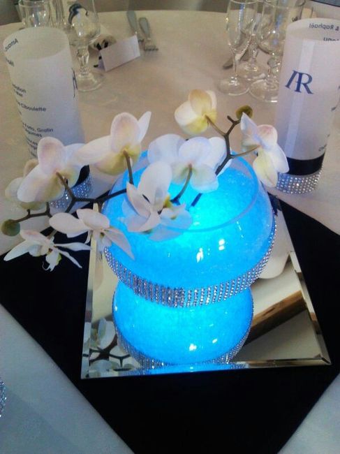 Mariage en blanc turquoise elegant et classe - 10