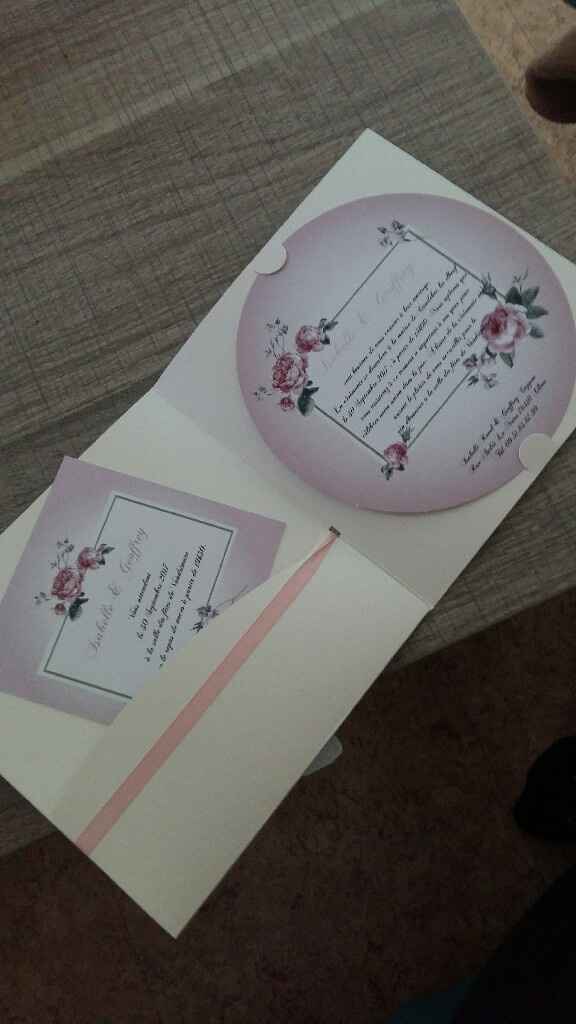 Mes faire-part sont enfin prêts 😁 - 1