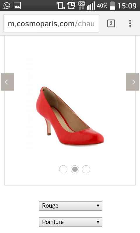 Chaussures rouge - 1