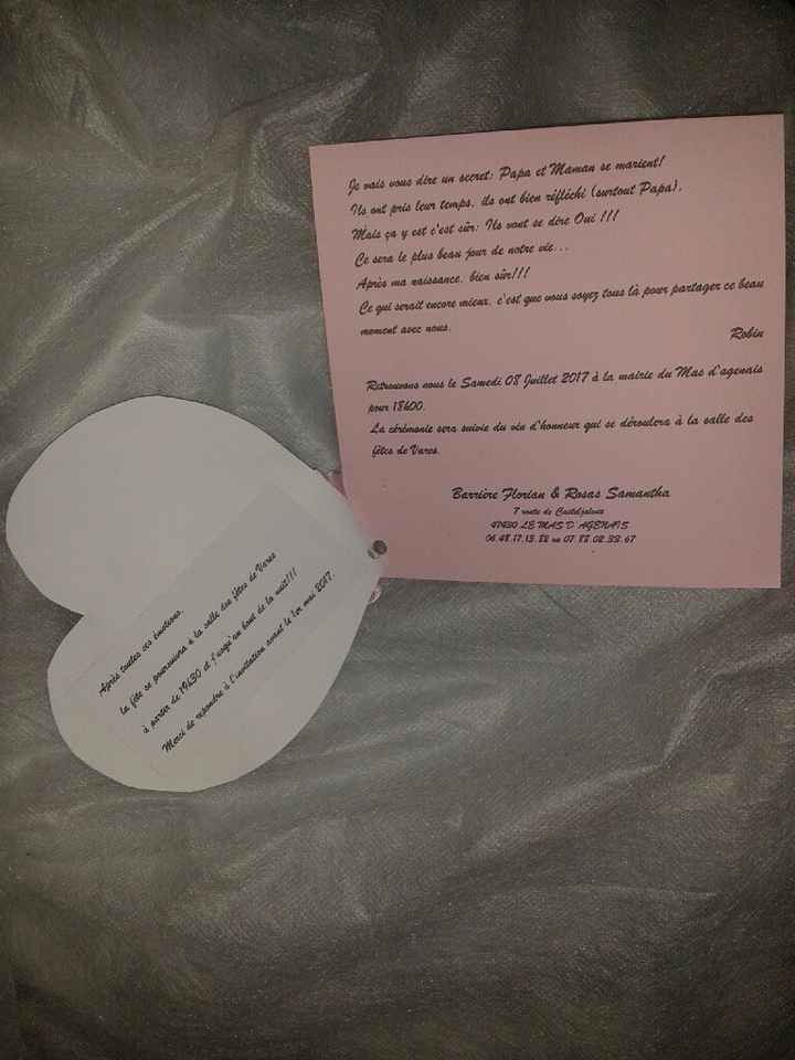 Montrez vos faire part fait main :) - 2