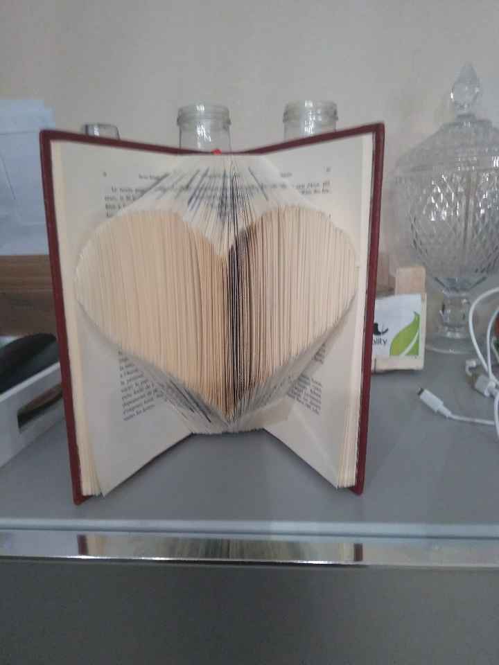 Help pliage livre coeur - 1