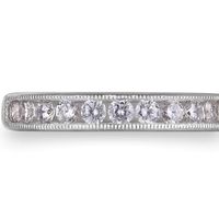 Mon alliance PLatine / Diamants 0,77 crts