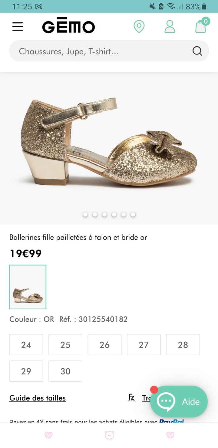 Trouver des chaussures pour enfants - 1