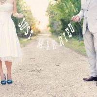 Message "Just Married"