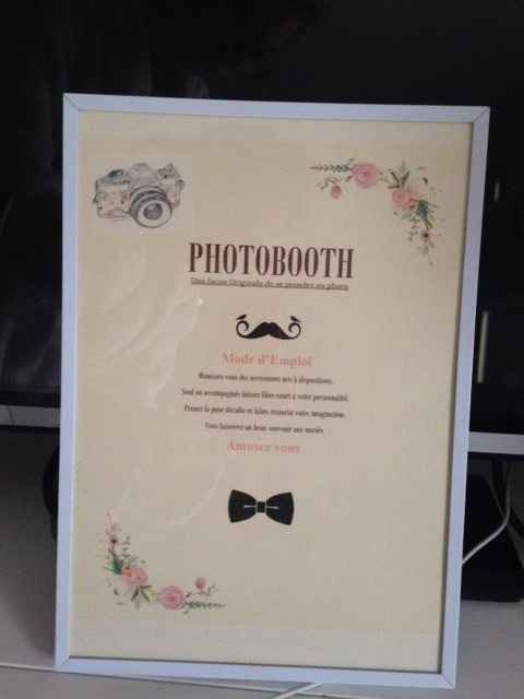 mon cadre photobooth DIY
