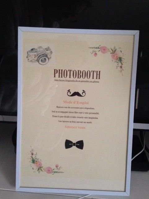 mon cadre photobooth DIY