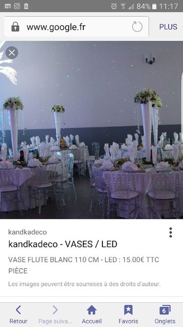 Essai centre de table. - 1
