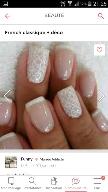 Mes ongles pour le mariage - 1