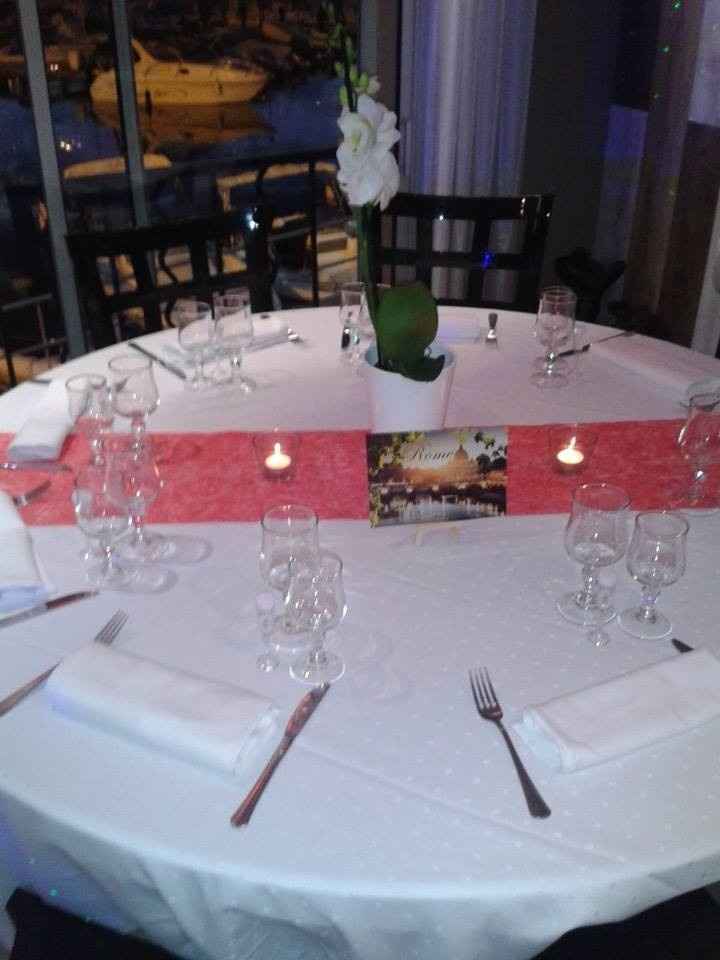 Table décorée
