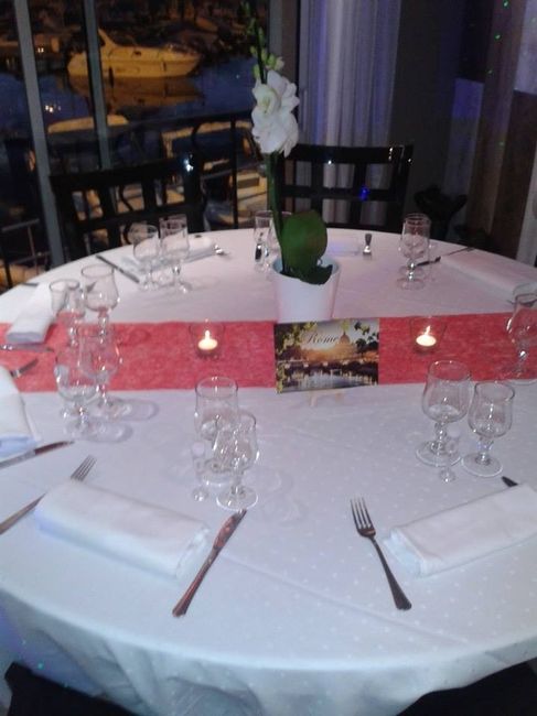 Table décorée