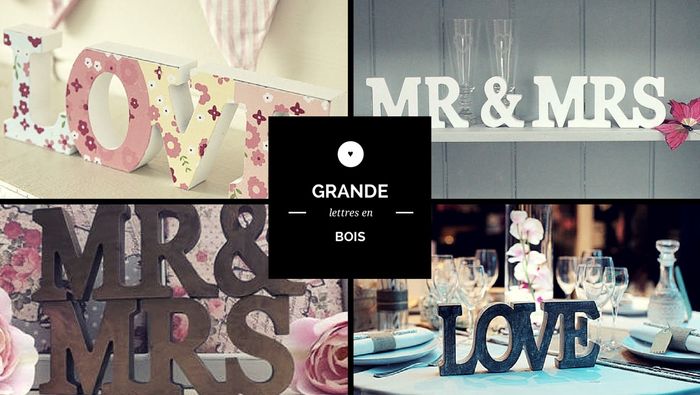 Lettres decoratives