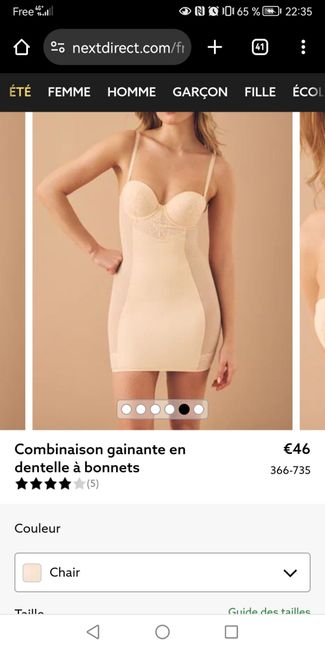 Choix des sous vêtements 2