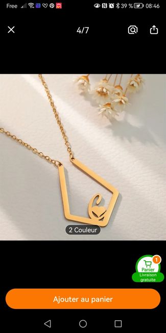 Collier support bague 1