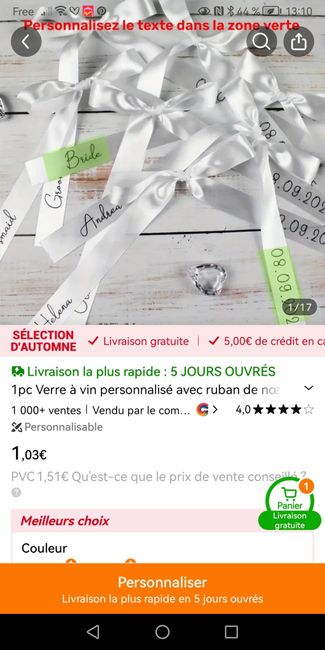 Noeuds marque-place 3