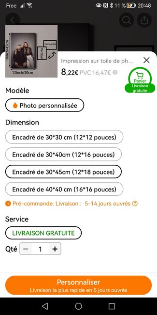 Votre budget impression de photos - 1