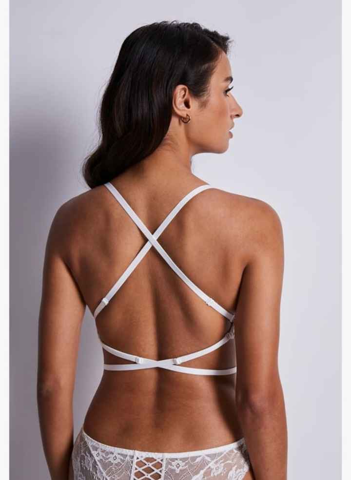 Dos de robe et soutien-gorge - 1