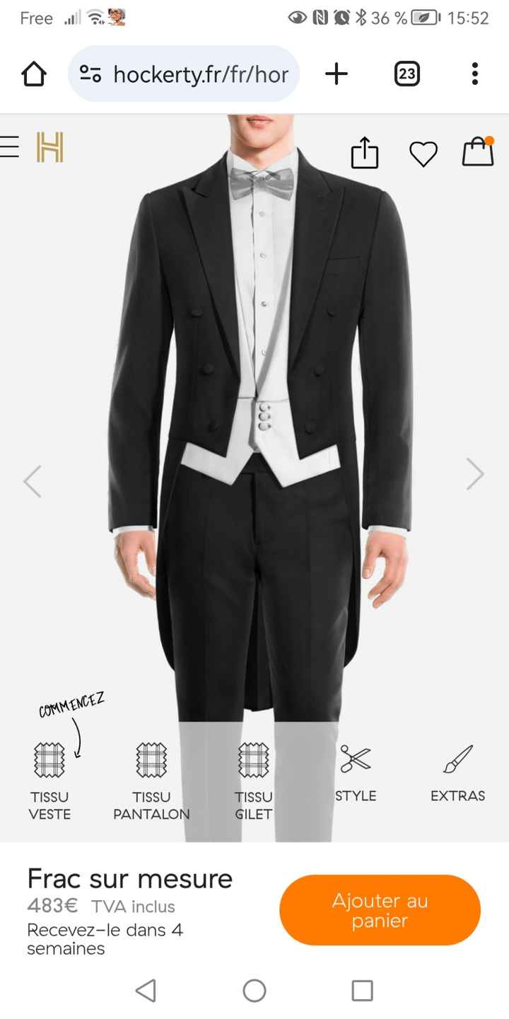 Costume semi sur mesure - 1