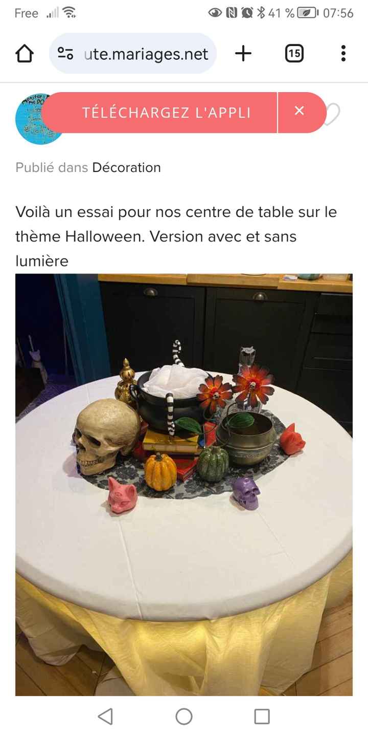 Mariage style gothique - 1