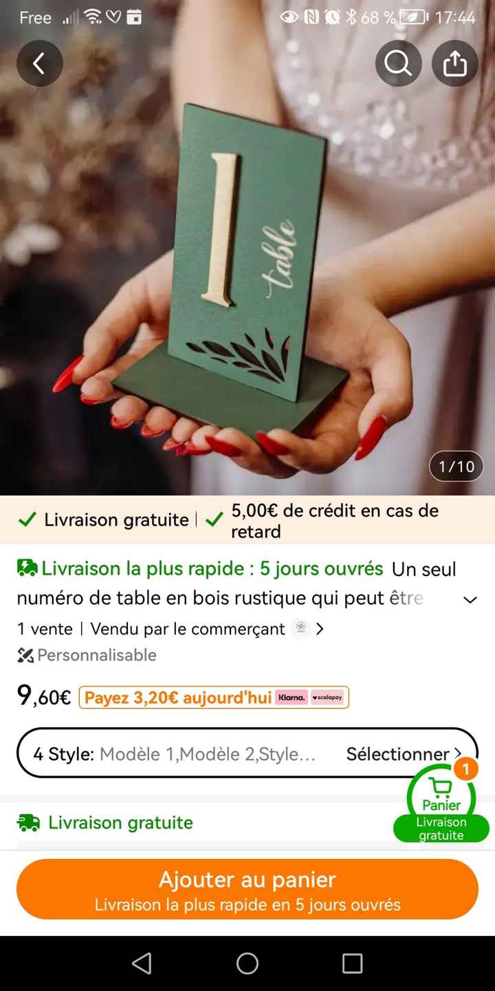 Numéro de table - 5