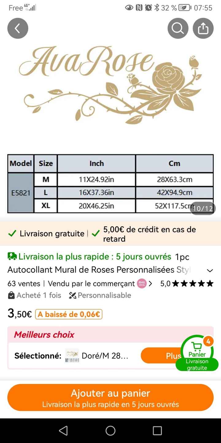 Stickers plan de table - 2