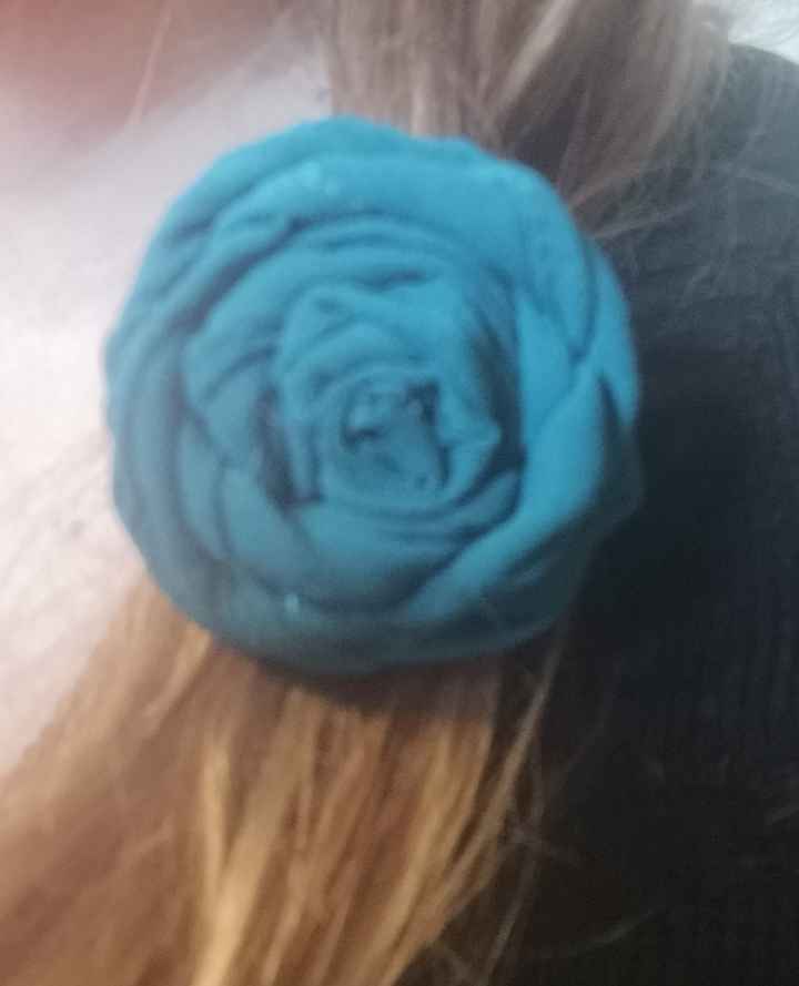 Accesoire cheveux fait main - 1