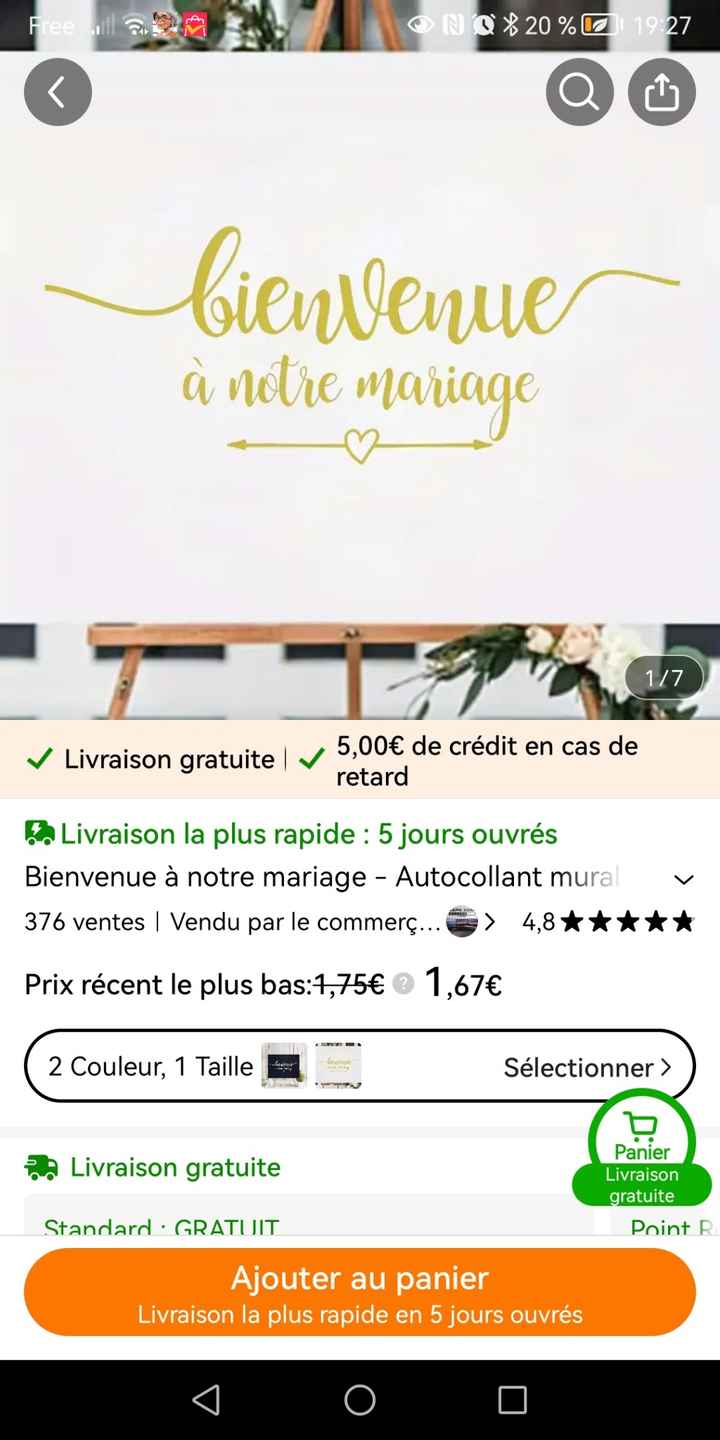 Panneau de bienvenue - 1
