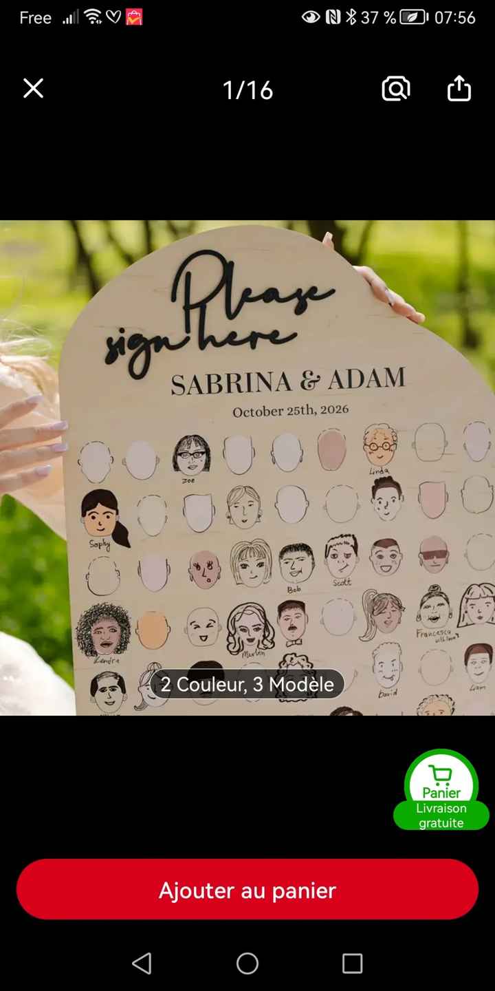 Alternative livre d'or - 1