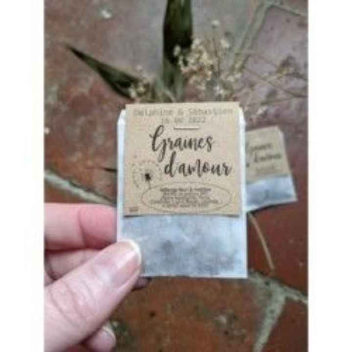 Cadeaux invité graines à semer - 1