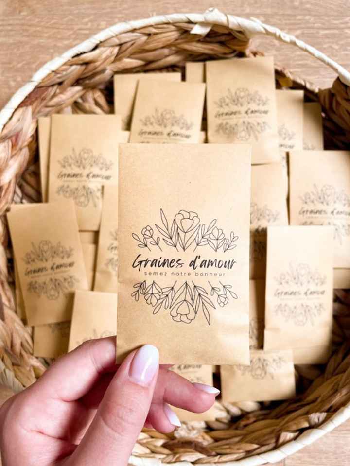 Cadeaux invité graines à semer - 4