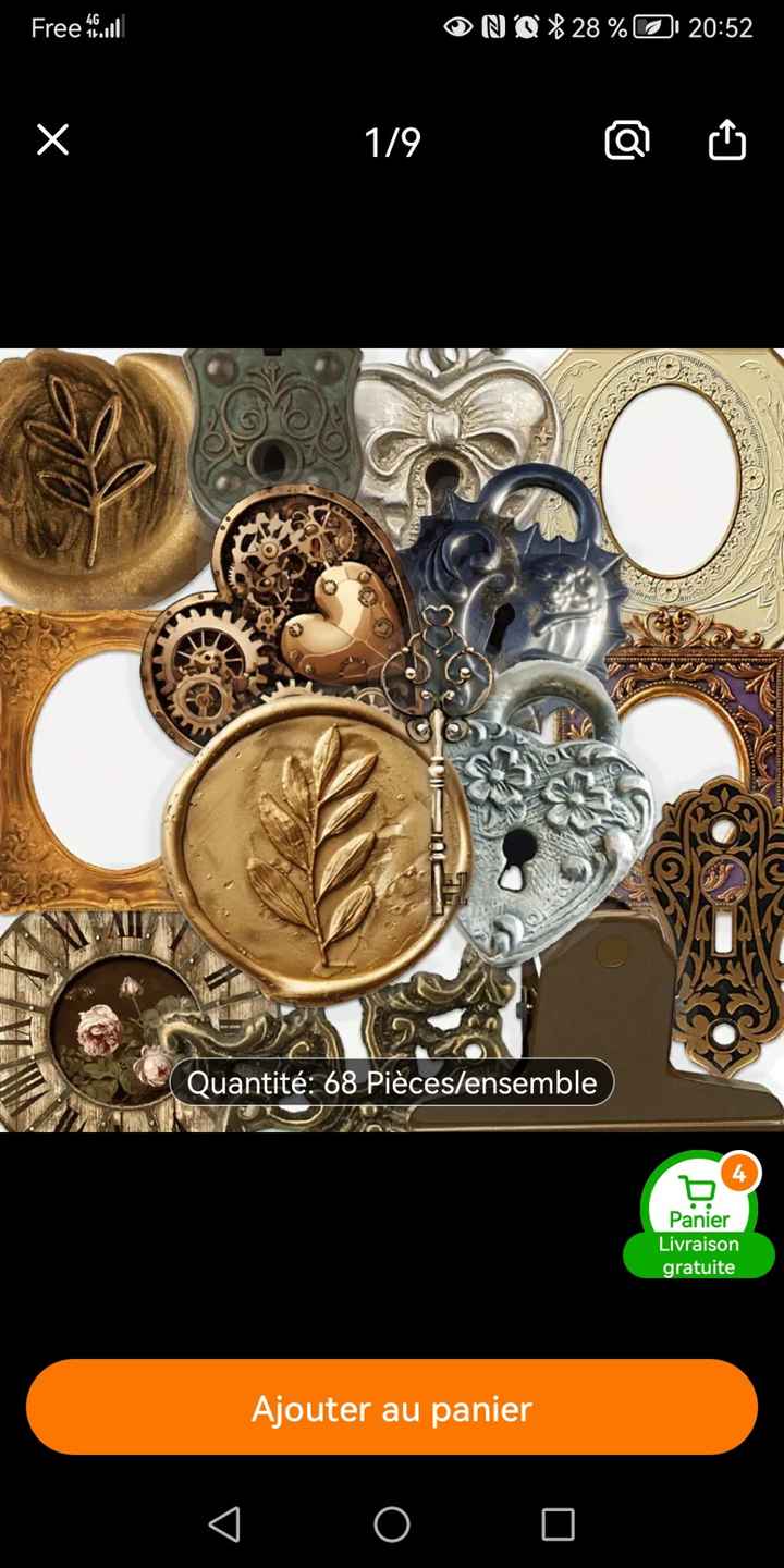 Projet scrapbookîng - 1