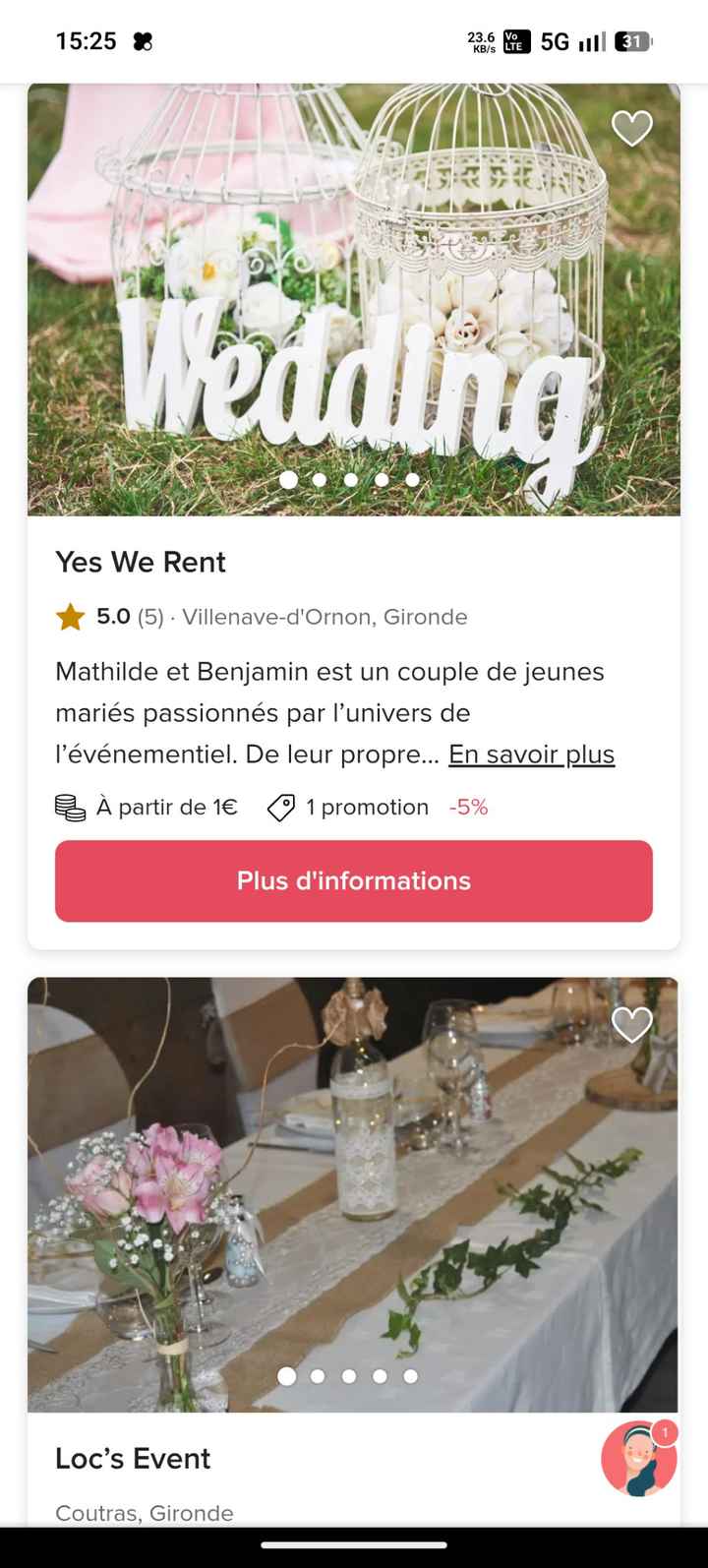 Location balançoire - 1