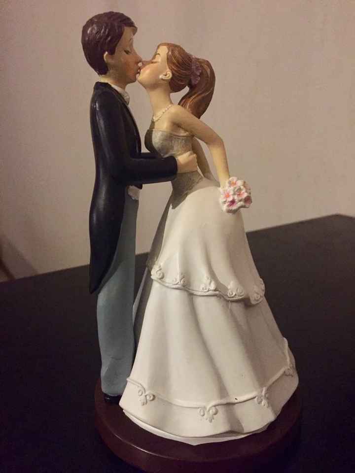 Figurine mariés gateau - 1