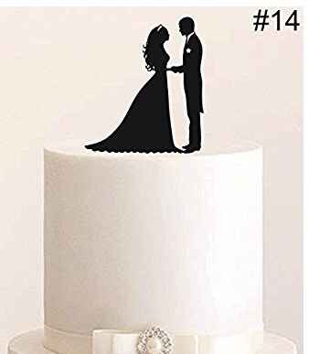 Figurine mariés gateau - 1