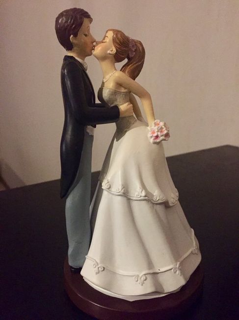 Figurine mariés gateau - 1