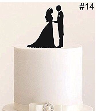 Figurine mariés gateau - 1
