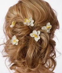 coiffure fleur exotique