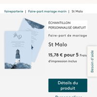 Où avez-vous commandé vos faire-parts ? - 1