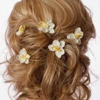 coiffure fleur exotique